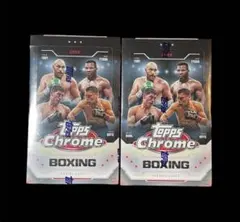 2024 Topps Chrome Boxing Hobby Box 2箱セット