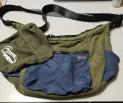 クロコダイル軽量ナイロンショルダーバッグ