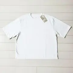 【本日掲載終了】新品タグ付き 無印良品 ワイド半袖Tシャツ M 白