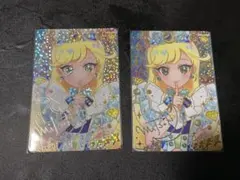 ひみつのアイプリ　みつき ジュエルバズリウムサファイア サイン 2枚セット