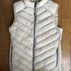 gap ベスト　ダウンジャケット　ホワイト　XS
