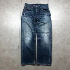 AA357 リーバイス 503 デニムパンツ W30 フェード 革パッチ 牛革