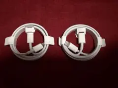 純正 iPhone Apple ライトニングケーブル 充電ケーブル　2本