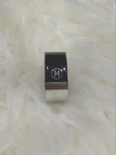 CHANEL ココマーク リング シルバー ブラックのサムネイル