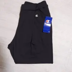 【新品未使用タグ付】チャンピオン トレーニングクロップドパンツ 黒 レディースL