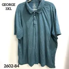 GEORGE 3XL ティール ポロシャツのサムネイル