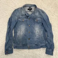 【1PIU1UGUALE3】ウノピュウ S デニムジャケット Gジャン ペイント