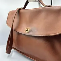 美品 COACH オールドコーチ レザー 2WAY ビジネスバッグ　5265 COACH（コーチ） ビジネスバッグ ブリーフケース 5265 レザー ブラウン