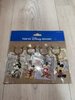 東京ディズニーリゾート キャラクターキーホルダー 4個セット