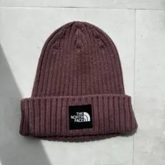 THE NORTH FACE くすみピンク　ニット帽　レディース