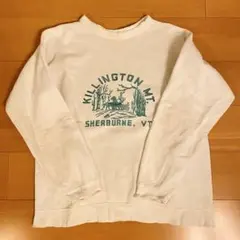 【希少】vintage sweat 染み込みプリント