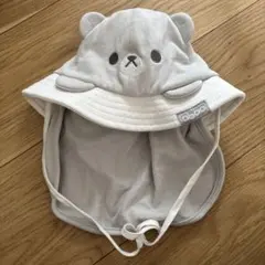aboo ベビー帽子 くま グレー