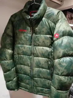 Marmot 迷彩グリーン ダウンジャケット M