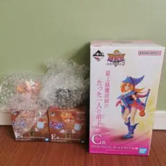 遊戯王一番くじ　C賞　E賞　フィギュア　ブラックマジシャンガール　ハネクリボー