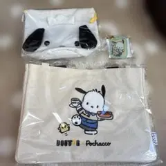 ドトール　福袋　ポチャッコ トートバッグ 巾着