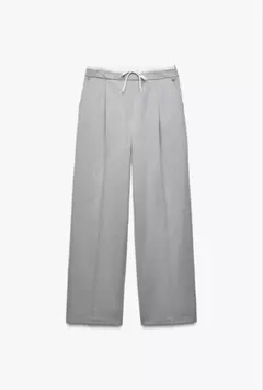 ZARA WIDE-LEGパンツ ダブルウエストバンド