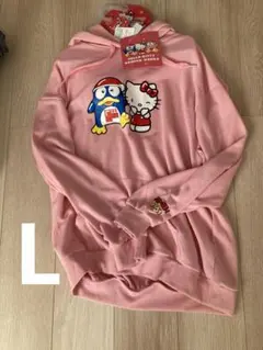新品未使用キティー×ドンペン パーカー L サンリオ コラボ ドンキ