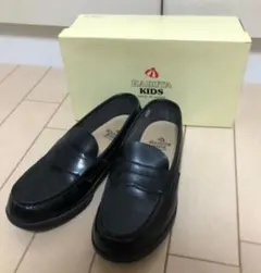 HARUTA ローファー キッズ 黒 22cm