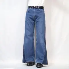 【リメイク】再構築　ワイドフレアデニム　バギー　グランジ