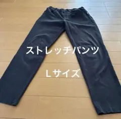 黒無地 ストレッチ　スキニー　パンツ　Lサイズ