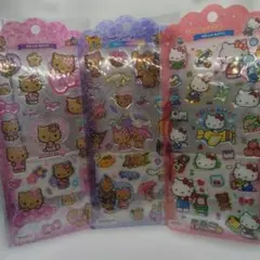サンリオ　ドロップジェリーシール 新品正規品　3点セット　キティ　日焼け