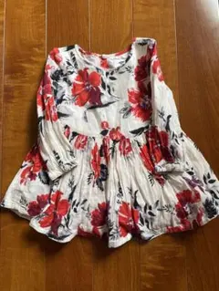 OLDNAVY ワンピース　花柄　フラワー　18-24 90のサムネイル