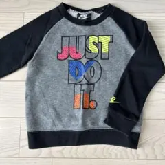 送料込み美品NIKE子供トレーナーJUST DO IT90cm100cm95cm