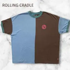 ROLLING CRADLE BISECTION TEE ロリクレ バイカラー