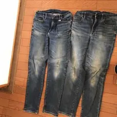 UNIQLO キッズ デニムパンツ 2枚