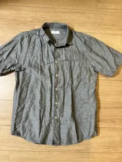 ユニクロ　リネンコットンシャツL