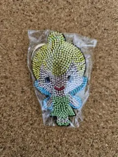 新品☆ディズニー　ティンカーベル　ラインストーン　キーホルダー