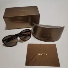 極美品　GUCCI　サングラス　GG2419　グリーンレンズ　ブラウンフレーム 極美品 GUCCI サングラス GG2419 グリーンレンズ ブラウンフレーム