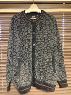 シャギークルーネックカーディガン xxl