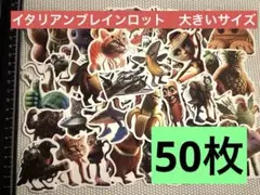 イタリアンブレインロットキャラクター防水ステッカー　50枚　大きいサイズ