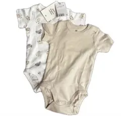 新品タグ付⭐︎H&M adorables ロンパース 6-8m 75