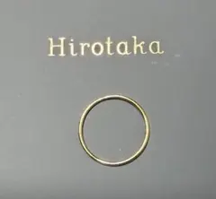 Hirotaka ヒロタカ K18 プロミスリング 3連 9号 - メルカリ