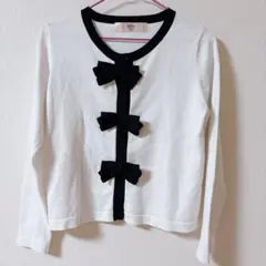 tocco closet リボンカーディガン