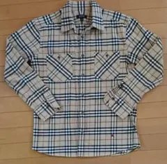 バーバリー ブラックレーベル ネルシャツ