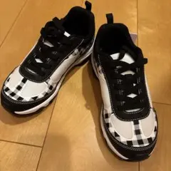 n⭐︎p School x JENNI スニーカー 21cm チェック　アキレスのサムネイル