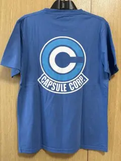 L 新品 ドラゴンボール CAPSULE CORP ブルー Tシャツ タグ付き