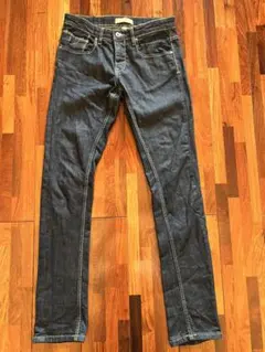 Bershka ダークブルー スリムフィットデニム 30inch