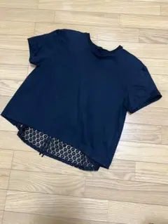 LE CIEL BLEU バックレース Tシャツ ブラック 36のサムネイル