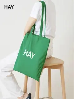 HAY グリーン トートバッグ