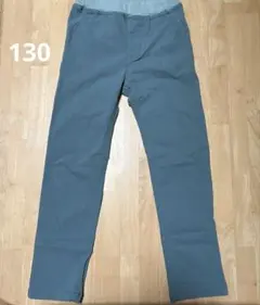 Samansa Mos2 Lagom グリーン長ズボン 130サイズ