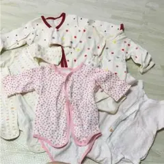 肌着 ロンパース  秋冬用 5点セット