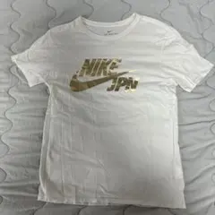 NIKE JPN ゴールドロゴ Tシャツ ホワイト Mサイズ