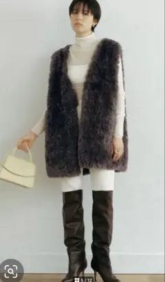 レディース ベスト ファー