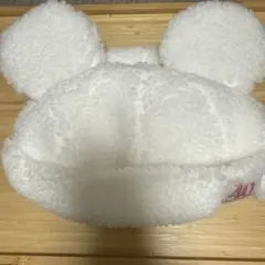 ミッキー耳デザイン帽子 ホワイト