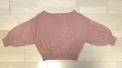 バルーンスリーブ ニット