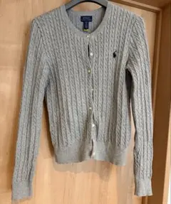 POLO ラルフローレン ケーブルコットンニットカーディガン　キッズXL